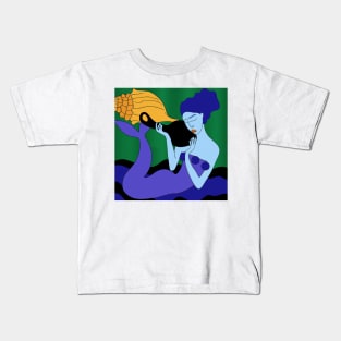 Painting of "Whispers Into The Night" in Henri Matisse Style Kids T-Shirt